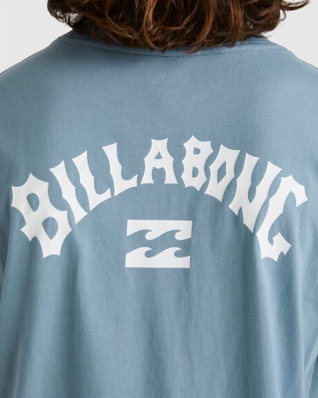WASHED BLUE MENS CLOTHING BILLABONG T-SHIRTS + SINGLETS - UBYZT00512-WBL
