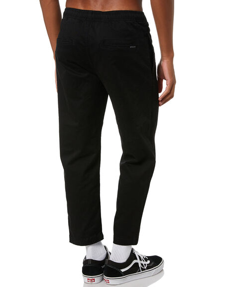 BLACK MENS CLOTHING STAY PANTS - SPA-1901BLK