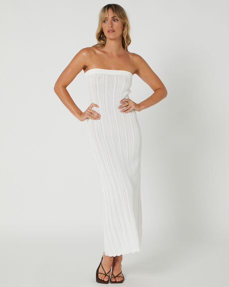 WHITE WOMENS CLOTHING TIGERLILY DRESSES - T622134WHI