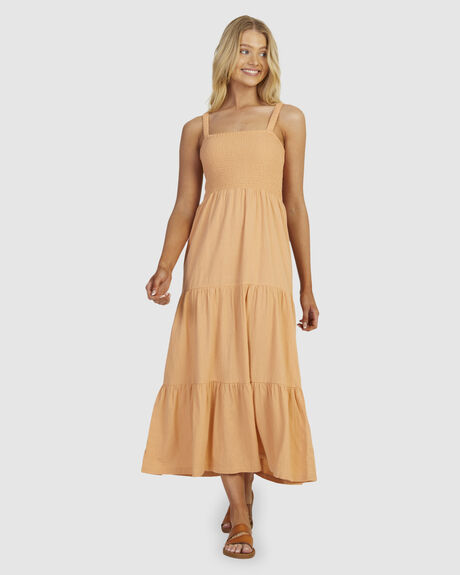 DUSTY CORAL WOMENS CLOTHING ROXY DRESSES - URJWD03158-NHT0
