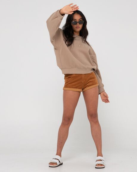 TAN WOMENS CLOTHING RUSTY SHORTS - S23-WKL0778-TAN-10