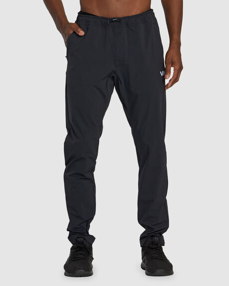 BLACK MENS CLOTHING RVCA PANTS - AVYNP00218-BLK