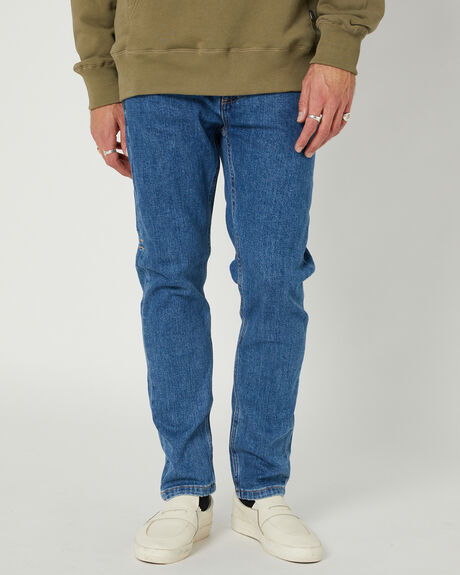 HIGHWAY BLUE MENS CLOTHING THRILLS JEANS - TDP-419EHW