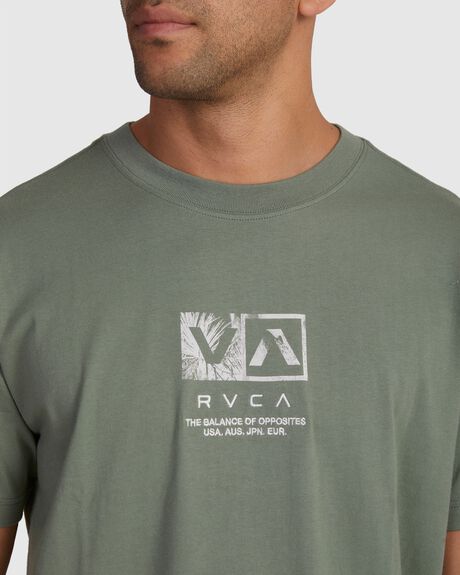 JADE MENS CLOTHING RVCA T-SHIRTS + SINGLETS - UVYZT00629-GNB0