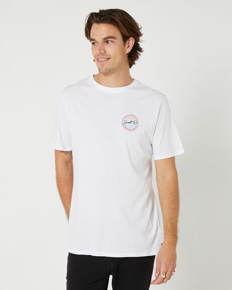 WHITE MENS CLOTHING SWELL GRAPHIC TEES - S5222002WHT