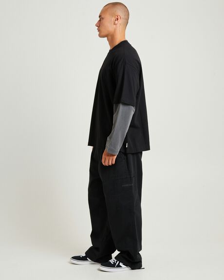 BLACK MENS CLOTHING INSIGHT T-SHIRTS + SINGLETS - INMW24800-BLK-S
