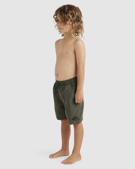 DARK MILITARY KIDS BOYS BILLABONG BOARDSHORTS - UBTBS00106-DMI