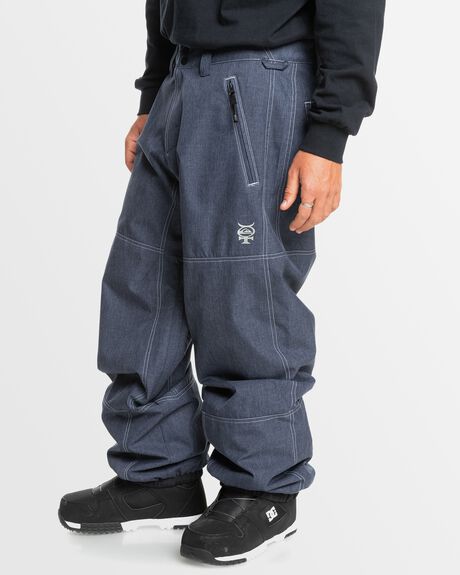DENIM SNOW MENS QUIKSILVER SNOW PANTS - EQYTP03211-BMP0
