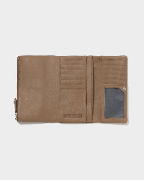 OAK WOMENS ACCESSORIES STITCH AND HIDE PURSES + WALLETS - WW_PAIGET_OAK