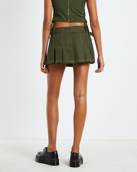 KHAKI WOMENS CLOTHING NEON HART SKIRTS - 52514600023