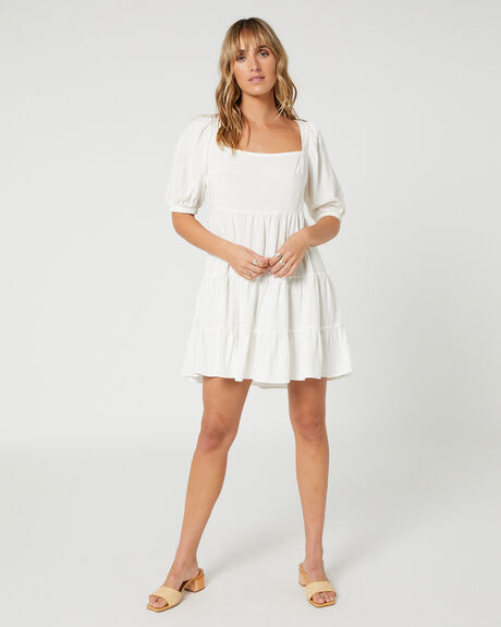 WHITE WOMENS CLOTHING RUSTY DRESSES - DRL1177WHT