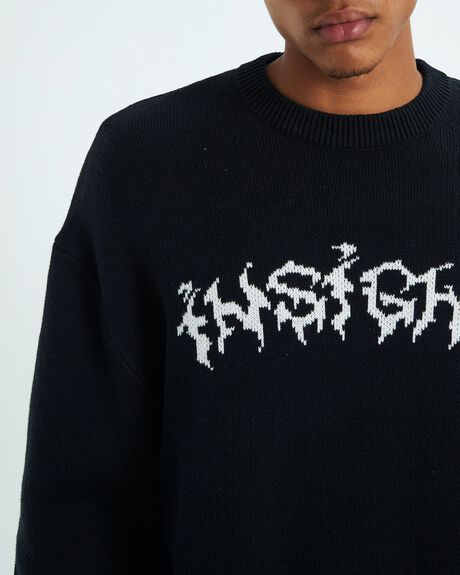 BLACK MENS CLOTHING INSIGHT KNITS + CARDIGANS - 52426800026