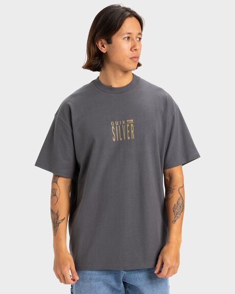 IRON GATE MENS CLOTHING QUIKSILVER T-SHIRTS + SINGLETS - UQYZT05459-KZM0