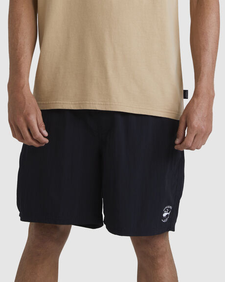 BLACK MENS CLOTHING QUIKSILVER SHORTS - UQMWS03009-KVJ0
