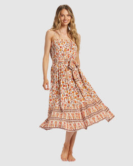 Places to be blue sales print maxi dress billabong