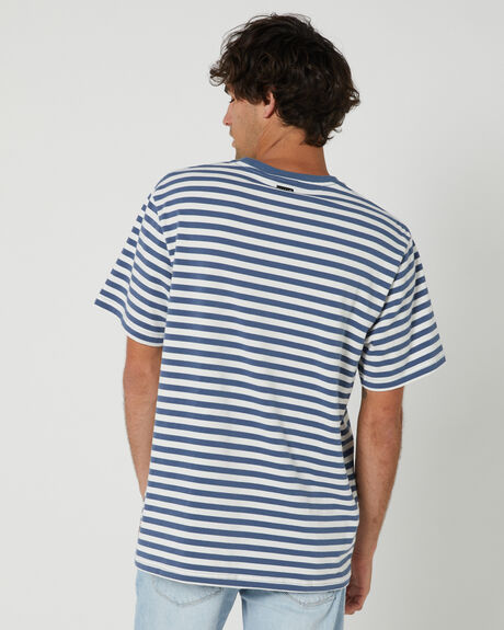 NAVY MENS CLOTHING RUSTY STRIPE TEES - TTM2680NAV