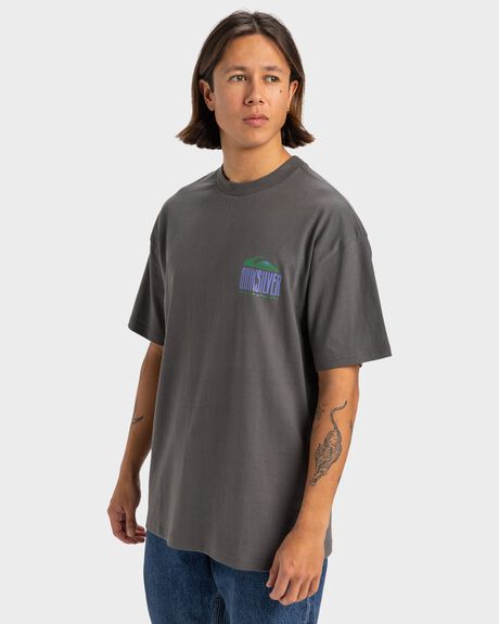 DARK SHADOW MENS CLOTHING QUIKSILVER T-SHIRTS + SINGLETS - UQYZT05515-KRP0