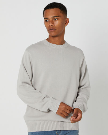 BONE GREY MENS CLOTHING MISFIT KNITS + CARDIGANS - MT035300BONE