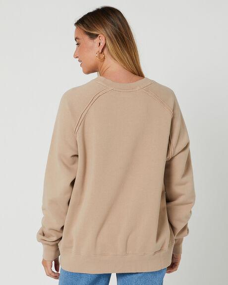 TAUPE WOMENS CLOTHING AFENDS JUMPERS - W234500-TAU