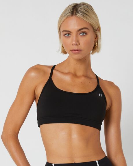BLACK WOMENS ACTIVEWEAR LORNA JANE SPORTS BRAS - LB0128BLK