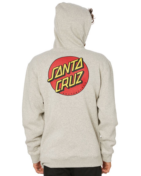 GREY MARLE MENS CLOTHING SANTA CRUZ HOODIES + SWEATS - SC-MFN0847GRYMARLE