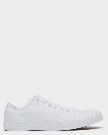 WHITE MONOCHROME MENS FOOTWEAR CONVERSE SNEAKERS - 1U647WHTM