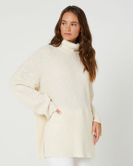 CREAM WOMENS CLOTHING GIRL AND THE SUN KNITS + CARDIGANS - GS724KCRM