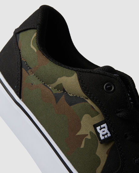 OLIVE CAMO MENS FOOTWEAR DC SHOES SNEAKERS - ADYS300036-OVC