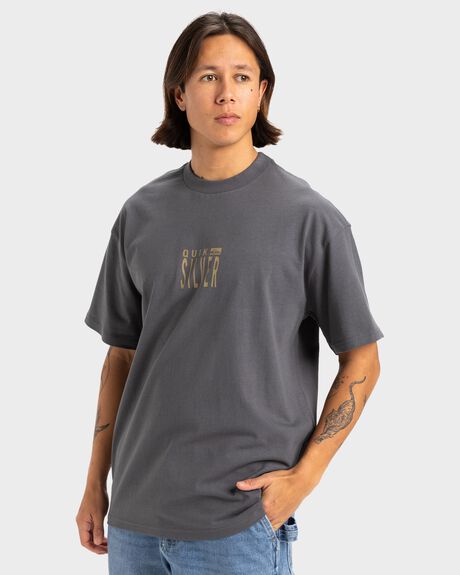 IRON GATE MENS CLOTHING QUIKSILVER T-SHIRTS + SINGLETS - UQYZT05459-KZM0