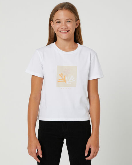 WHITE KIDS GIRLS RUSTY TOPS - TTG0058WHT