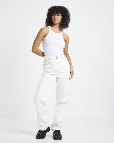 WHITE WOMENS CLOTHING GENERAL PANTS CO. BASICS SINGLETS - 38873500023