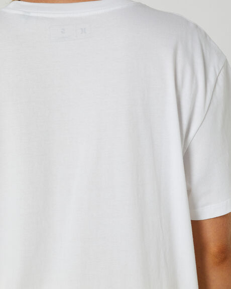 WHITE WOMENS CLOTHING HURLEY T-SHIRTS + SINGLETS - WTSSP23DFTWHT