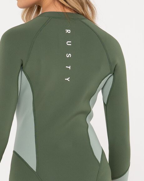 SHADED OLIVE SURF WOMENS RUSTY SPRINGSUITS - OEP-WEL0001-SDO-06
