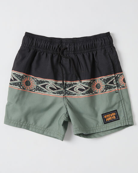 WASHED CLOVER KIDS BOYS RIP CURL BOARDSHORTS - 004TBO8072