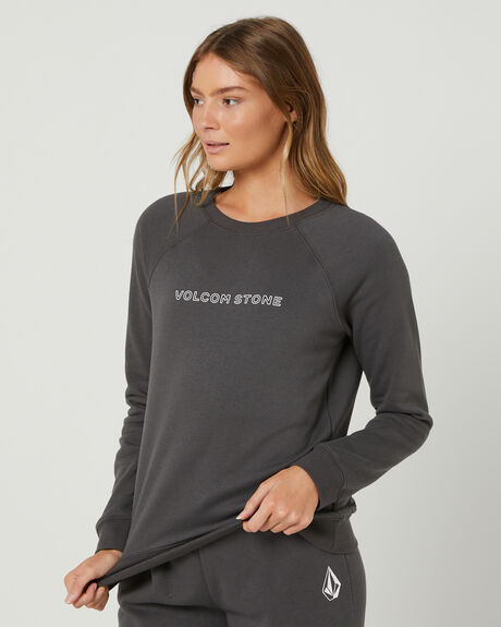 ASPHALT BLACK WOMENS CLOTHING VOLCOM JUMPERS - B4612075ASB