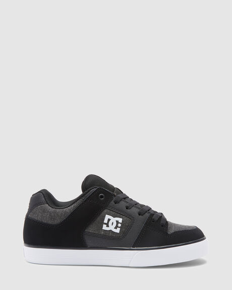 BLACK DARK SLATE MENS FOOTWEAR DC SHOES SNEAKERS - 300660-BDS