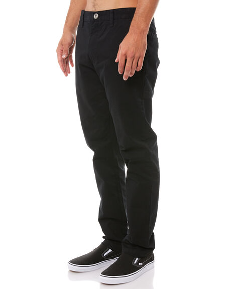 BLACK MENS CLOTHING RVCA PANTS - R383273BLK