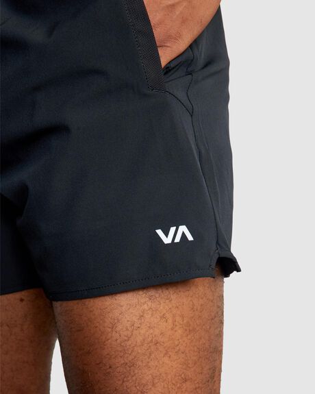 BLACK MENS CLOTHING RVCA SHORTS - AVYWS00227-BLK