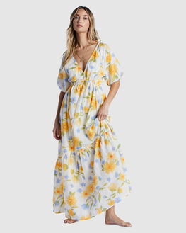 Places to be blue print maxi dress billabong on sale