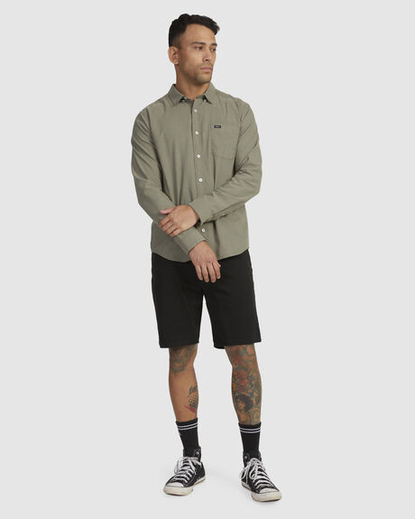 CACTUS MENS CLOTHING RVCA SHIRTS - M551VRTD-CAC