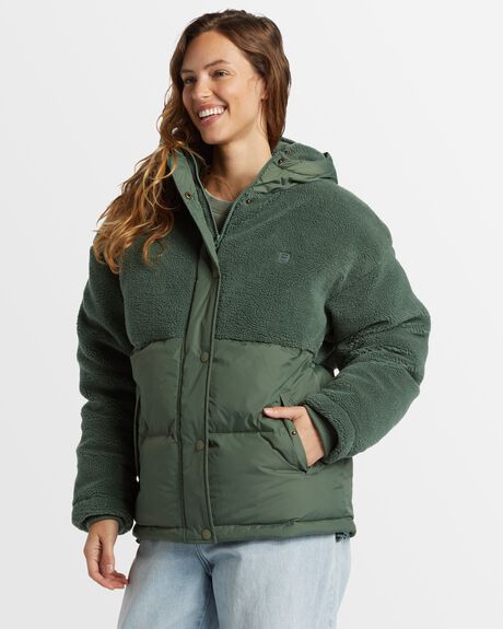 TREEHUGGER WOMENS CLOTHING BILLABONG COATS + JACKETS - EBJJK00150-GPL0