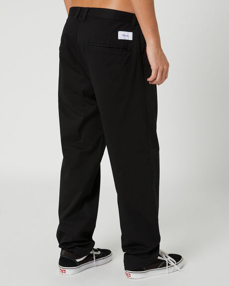 BLACK MENS CLOTHING RIVVIA PROJECTS PANTS - RPA-22401BLK