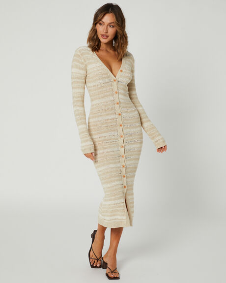 OATMEAL WOMENS CLOTHING TIGERLILY DRESSES - T635133OAT