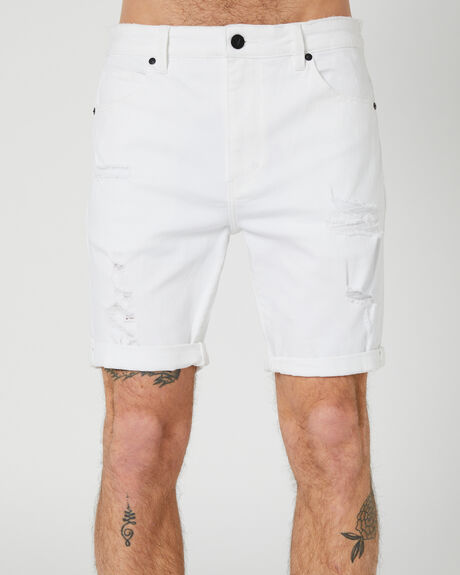 ROGUE WHITE MENS CLOTHING ABRAND SHORTS - 809783117