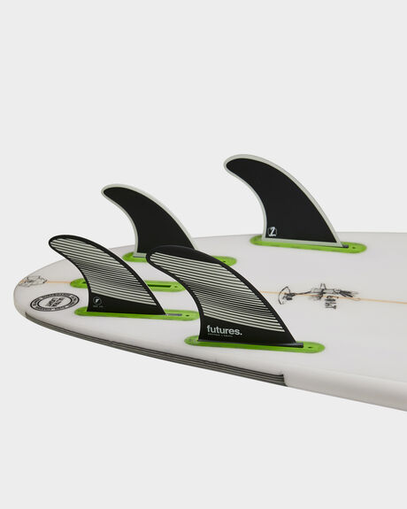 GREY BLACK BOARDSPORTS SURF FUTURE FINS FINS - 1140-160-40GRYBK