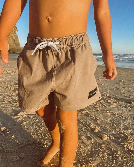KHAKI KIDS BOYS SALTY SHREDS BOARDSHORTS - EN-1-S-2821