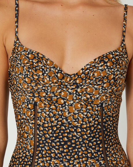 PEACOCK LEOPARD WOMENS SWIMWEAR TIGERLILY ONE PIECES - T521641BPL
