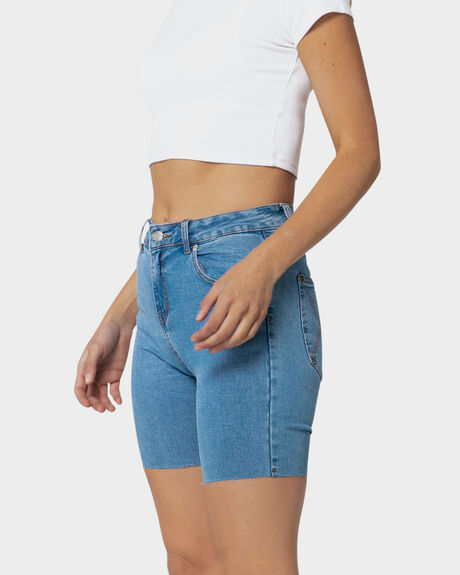 BLUE WOMENS CLOTHING ONEBYONE SHORTS - OBO-952-10