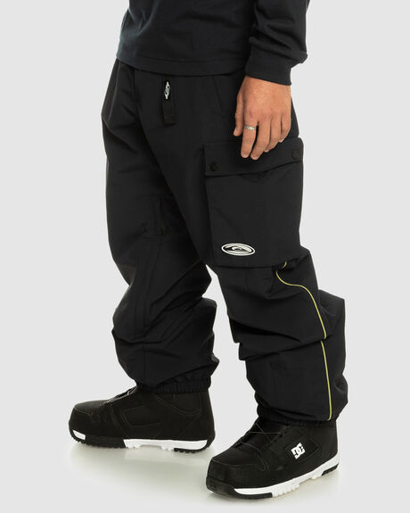 TRUE BLACK SNOW MENS QUIKSILVER SNOW PANTS - EQYTP03199-KVJ0