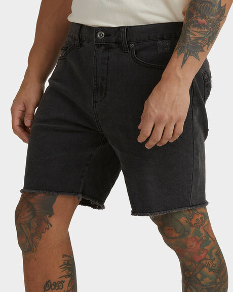 BLACK FADE MENS CLOTHING RVCA SHORTS - UVYWS00105-BCF